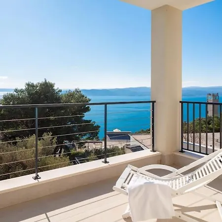 فيلة Modern Maris - With Heated Pool & Sea View