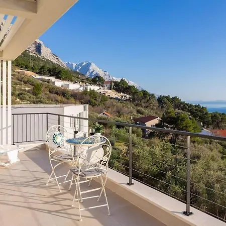 Villa Modern Maris - With Heated Pool & Sea View Brela