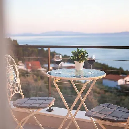 فيلة Modern Maris - With Heated Pool & Sea View